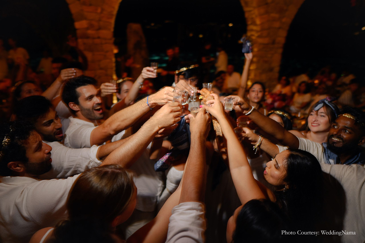 Nikita Agarwal and Rishi Khanna, Mykonos