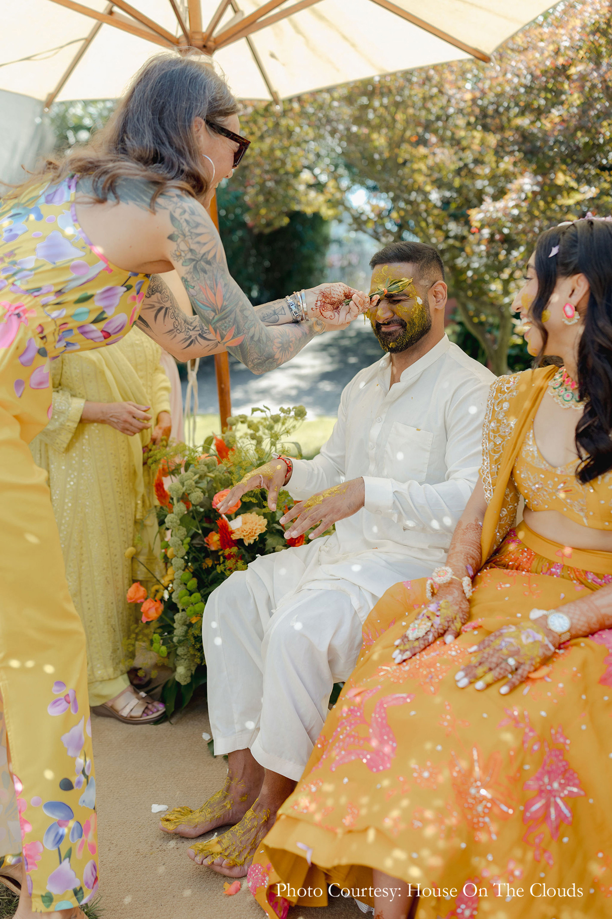 Nisha Saboo and Billy Badruddin, Italy