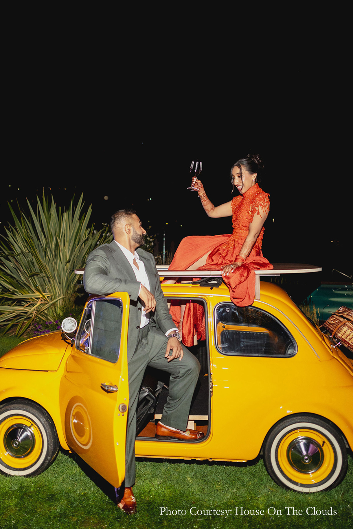 Nisha Saboo and Billy Badruddin, Italy