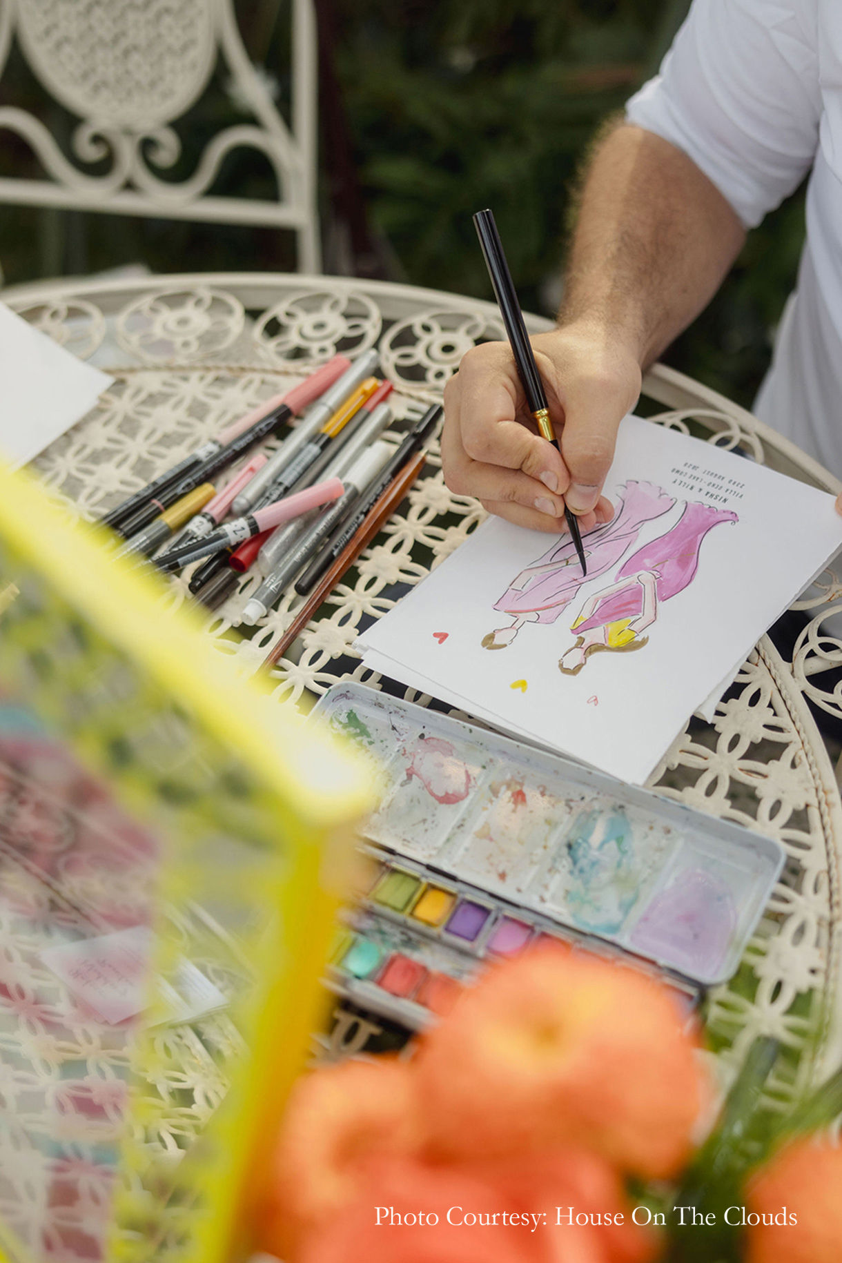 Nisha Saboo and Billy Badruddin, Italy