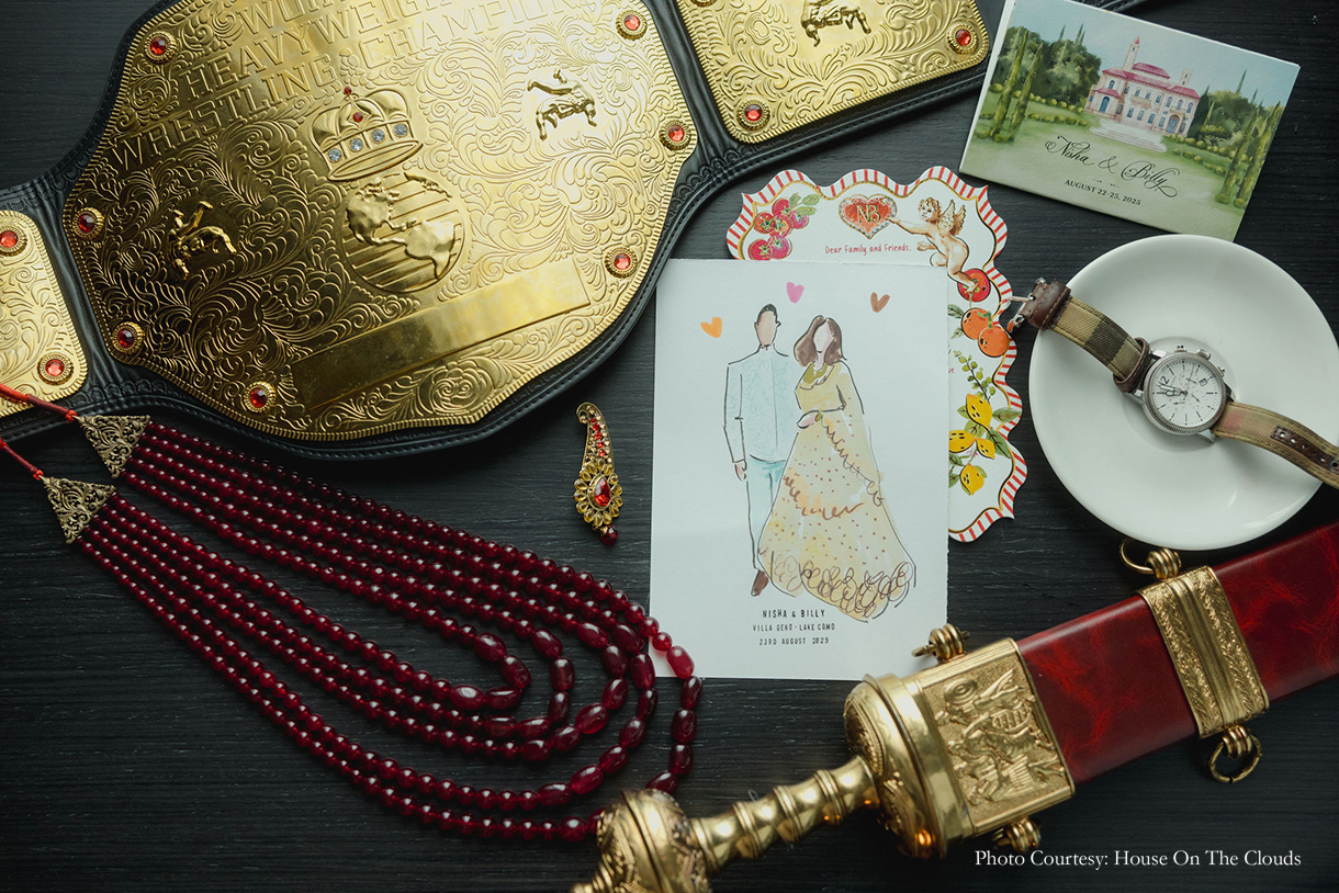 Nisha Saboo and Billy Badruddin, Italy