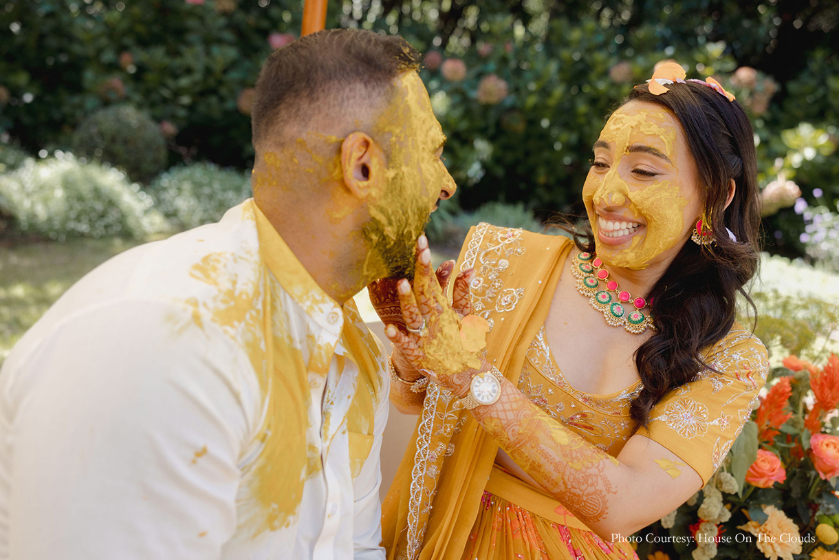 Nisha Saboo and Billy Badruddin, Italy