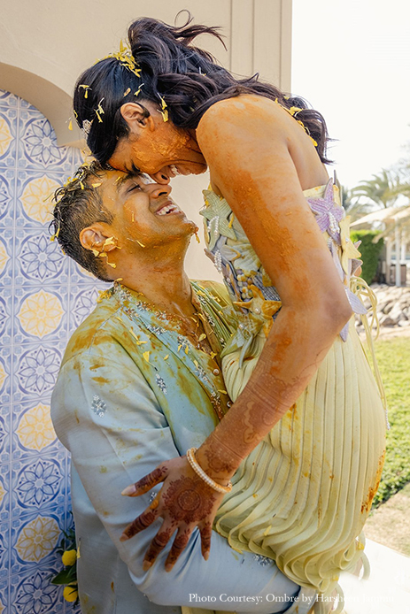 Priya and Sumeet, Fairmont Bab Al Bahr, Abu Dhabi