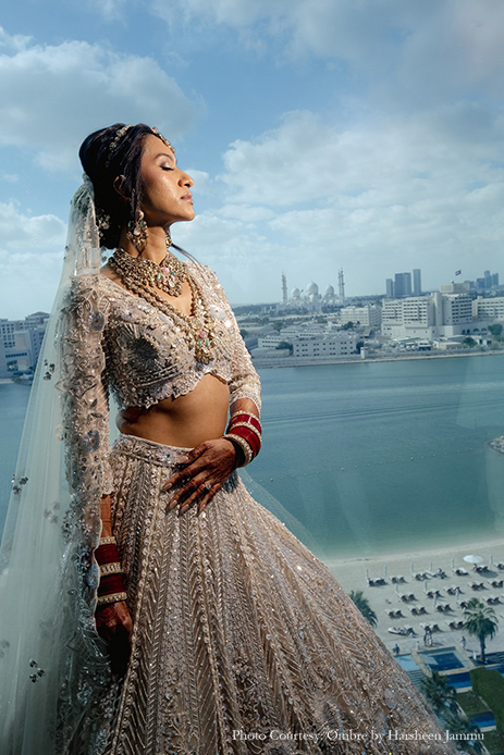 Priya and Sumeet, Fairmont Bab Al Bahr, Abu Dhabi