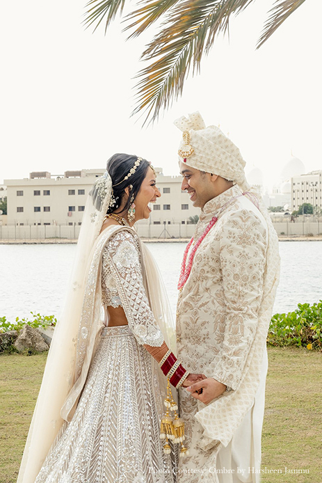 Priya and Sumeet, Fairmont Bab Al Bahr, Abu Dhabi
