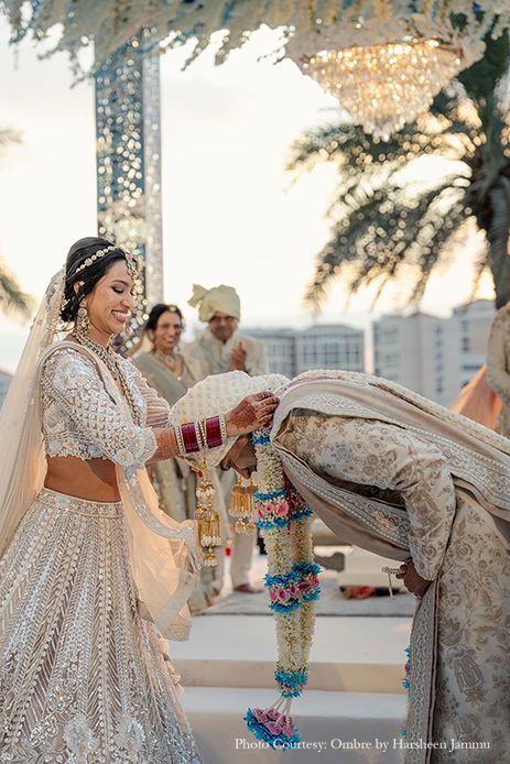 Priya and Sumeet, Fairmont Bab Al Bahr, Abu Dhabi