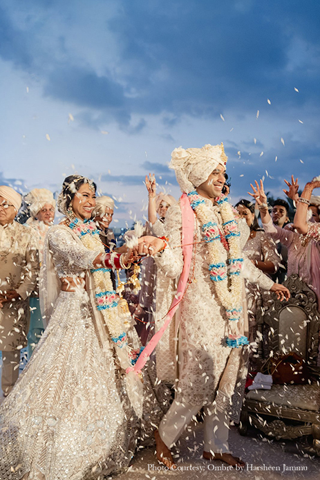 Priya and Sumeet, Fairmont Bab Al Bahr, Abu Dhabi