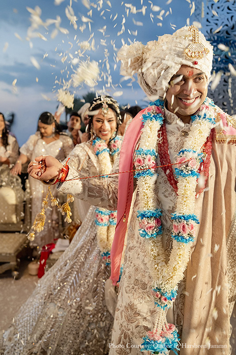 Priya and Sumeet, Fairmont Bab Al Bahr, Abu Dhabi