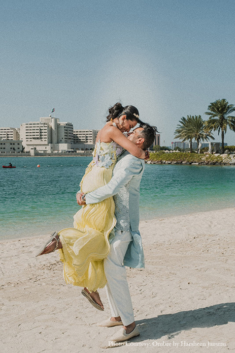 Priya and Sumeet, Fairmont Bab Al Bahr, Abu Dhabi