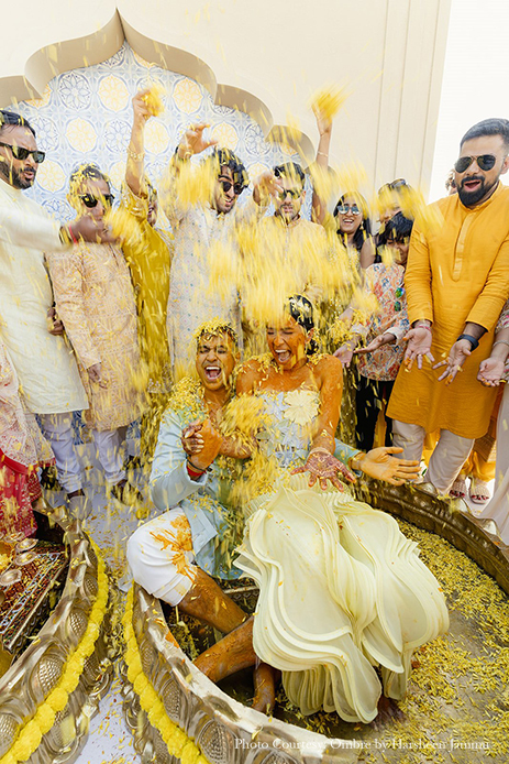 Priya and Sumeet, Fairmont Bab Al Bahr, Abu Dhabi