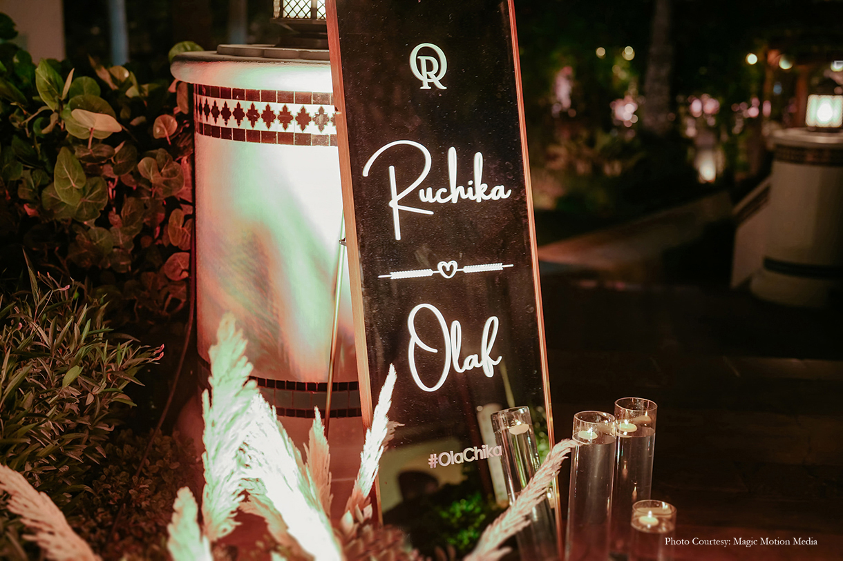 Ruchika Manglani and Olaf Vogel, Dubai