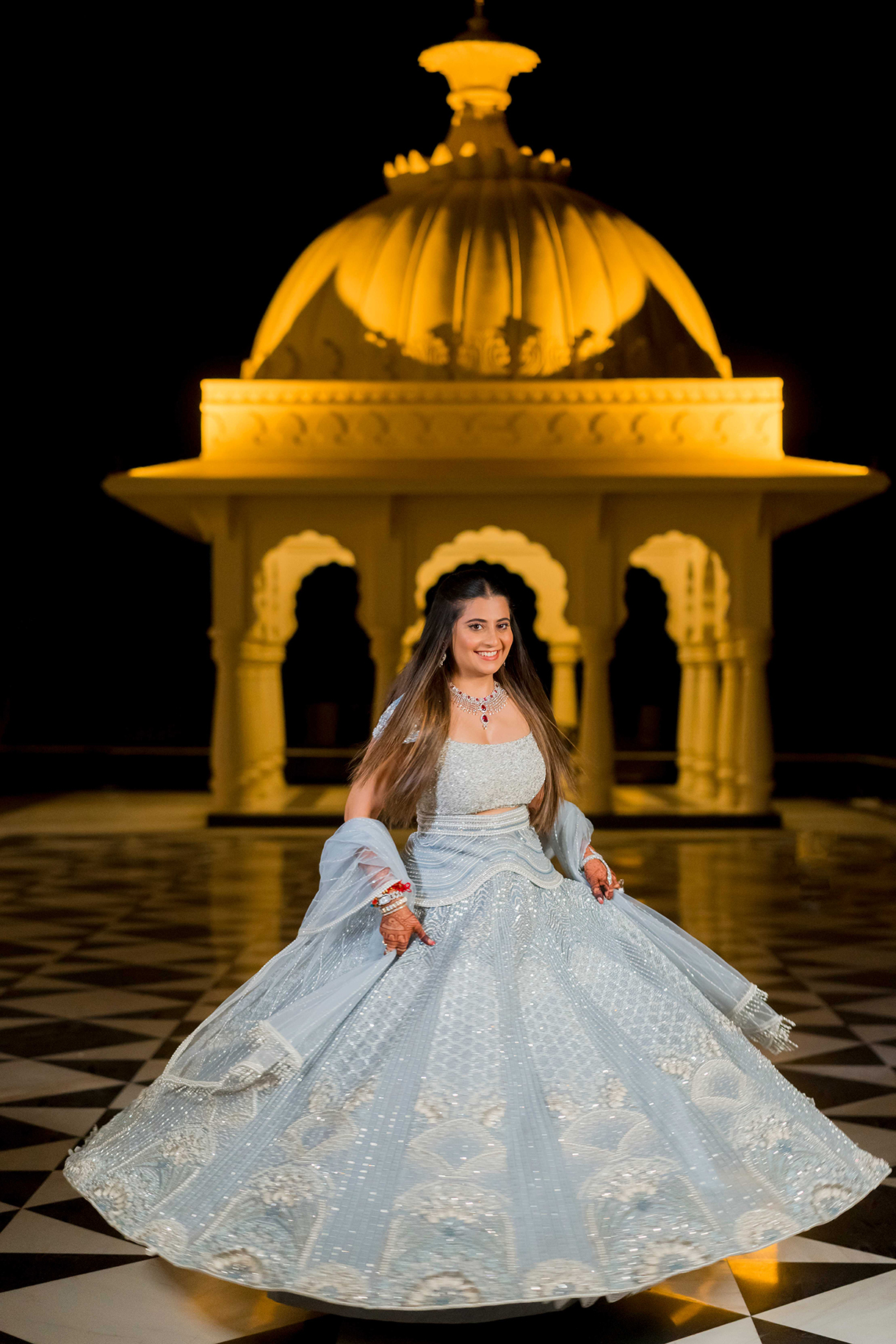 Sakshi Bhandari and Rikin Mehta, Udaipur