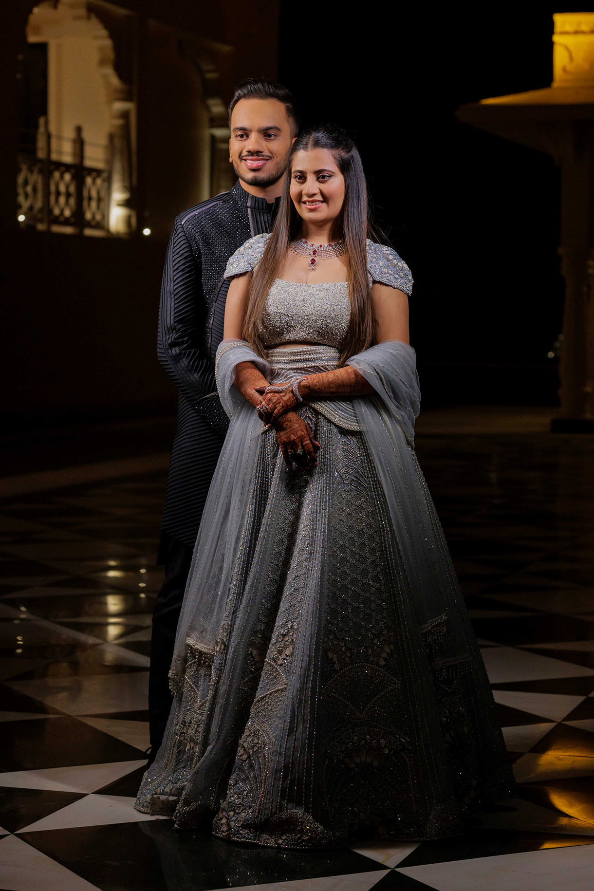 Sakshi Bhandari and Rikin Mehta, Udaipur