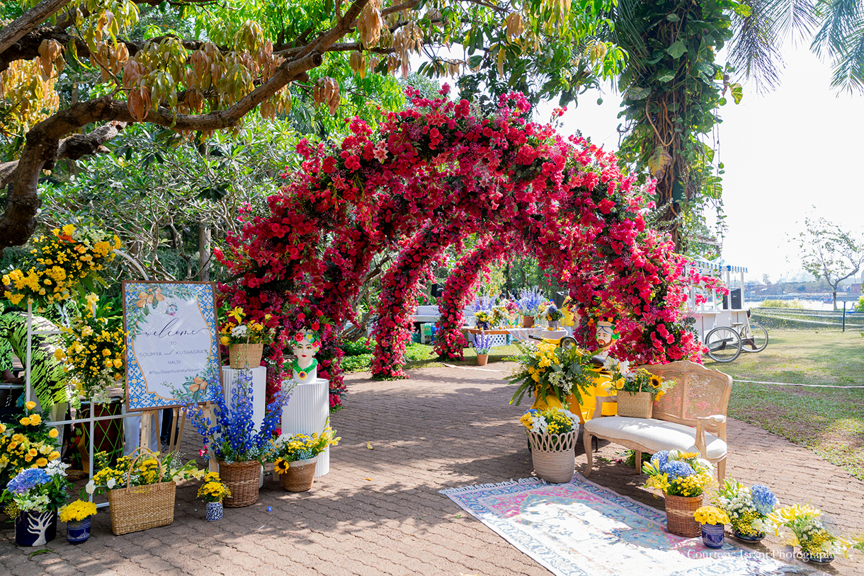 Soumya Trivedi and Kushagra Patel, St Regis, Goa