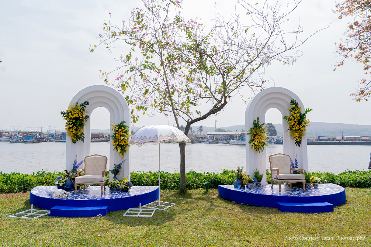 Soumya Trivedi and Kushagra Patel, St Regis, Goa