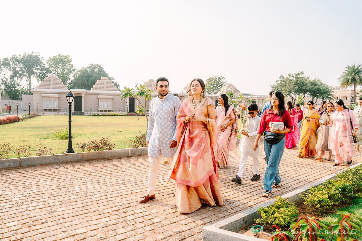 Aanchal Mehta and Vidit Jain, Taj Amer, Jaipur