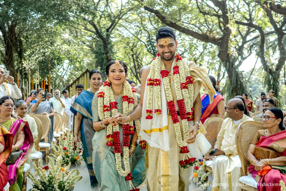 Adithya Jagdish and Deepika Rajaram, Taj Exotica Resort & Spa, Goa