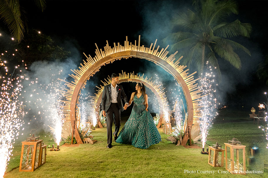 Adithya Jagdish and Deepika Rajaram, Taj Exotica Resort & Spa, Goa