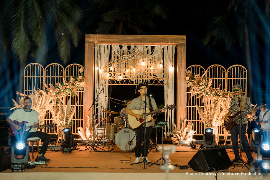 Adithya Jagdish and Deepika Rajaram, Taj Exotica Resort & Spa, Goa