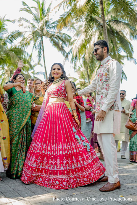 Adithya Jagdish and Deepika Rajaram, Taj Exotica Resort & Spa, Goar