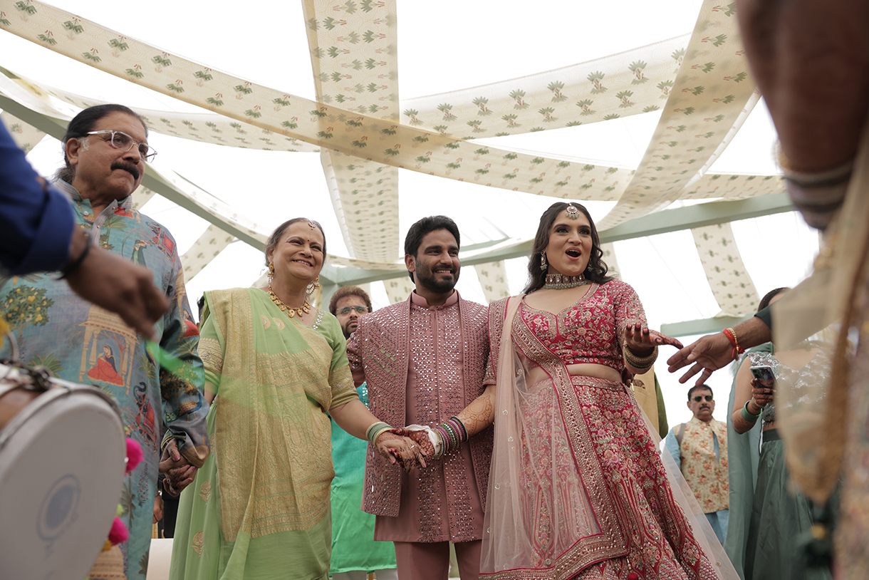 Anisha Nath and Tushar Chittransh, Udaipur