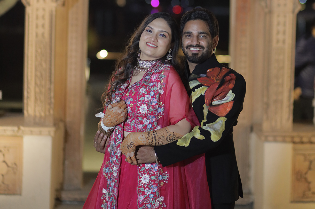 Anisha Nath and Tushar Chittransh, Udaipur