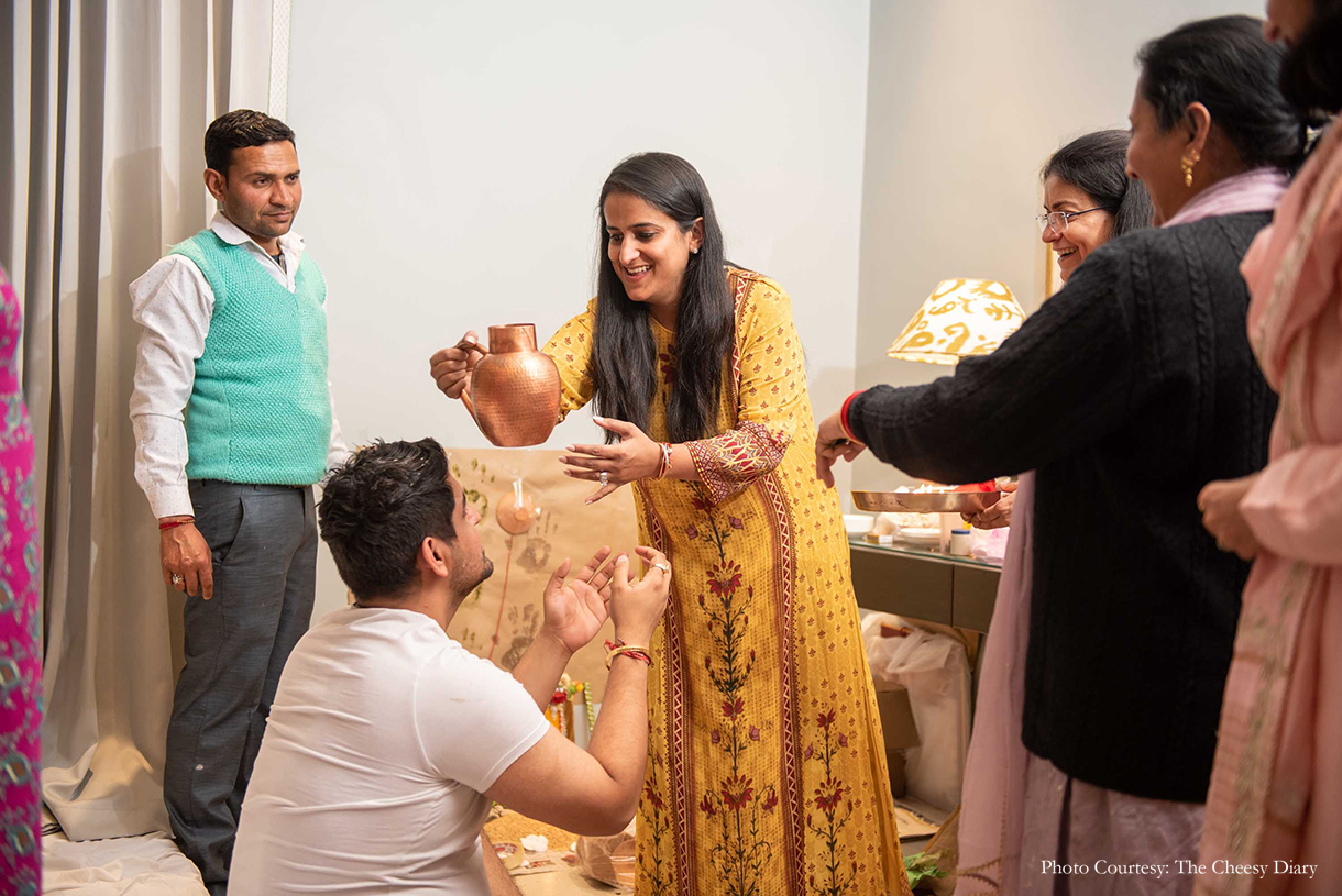 Erika Farina and Aviraj Rathi, Rishikesh