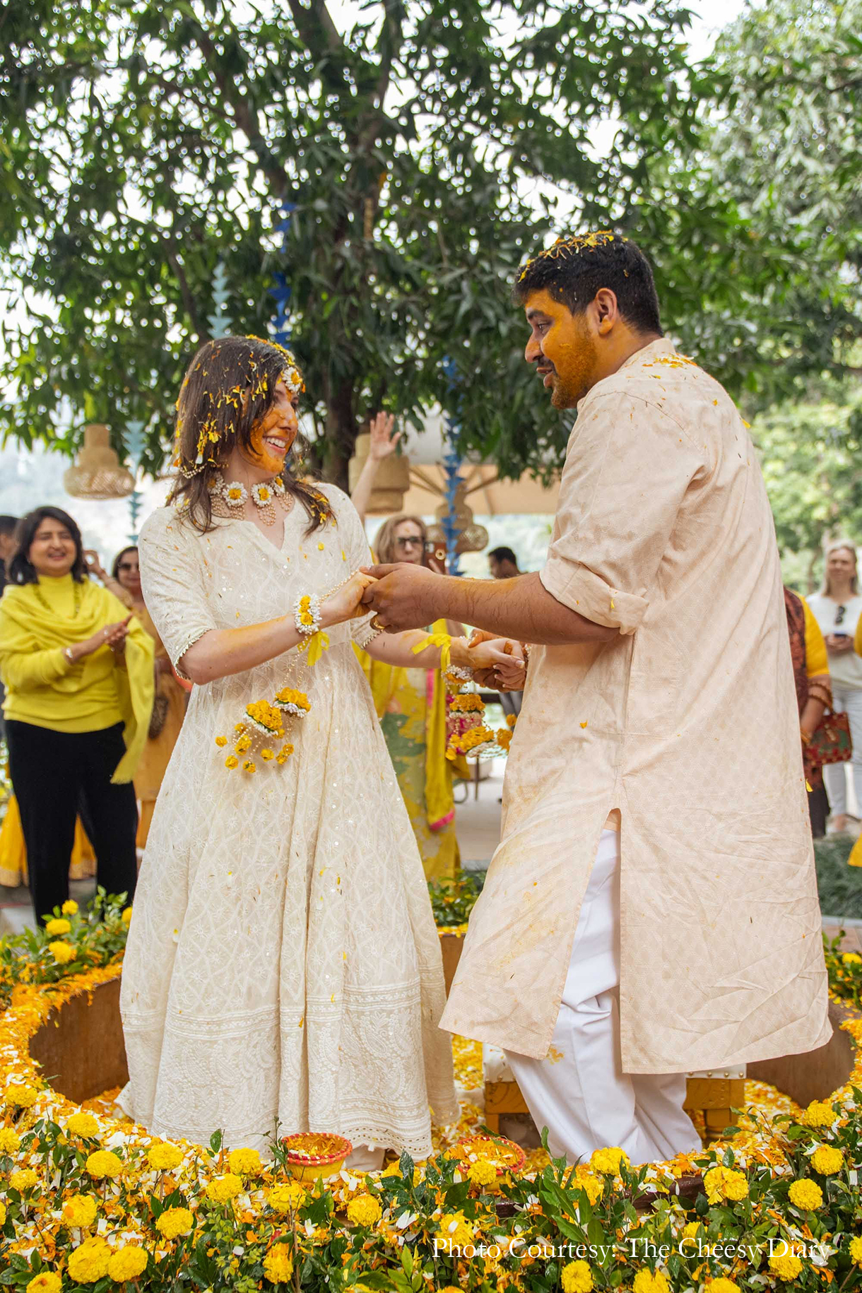 Erika Farina and Aviraj Rathi, Rishikesh