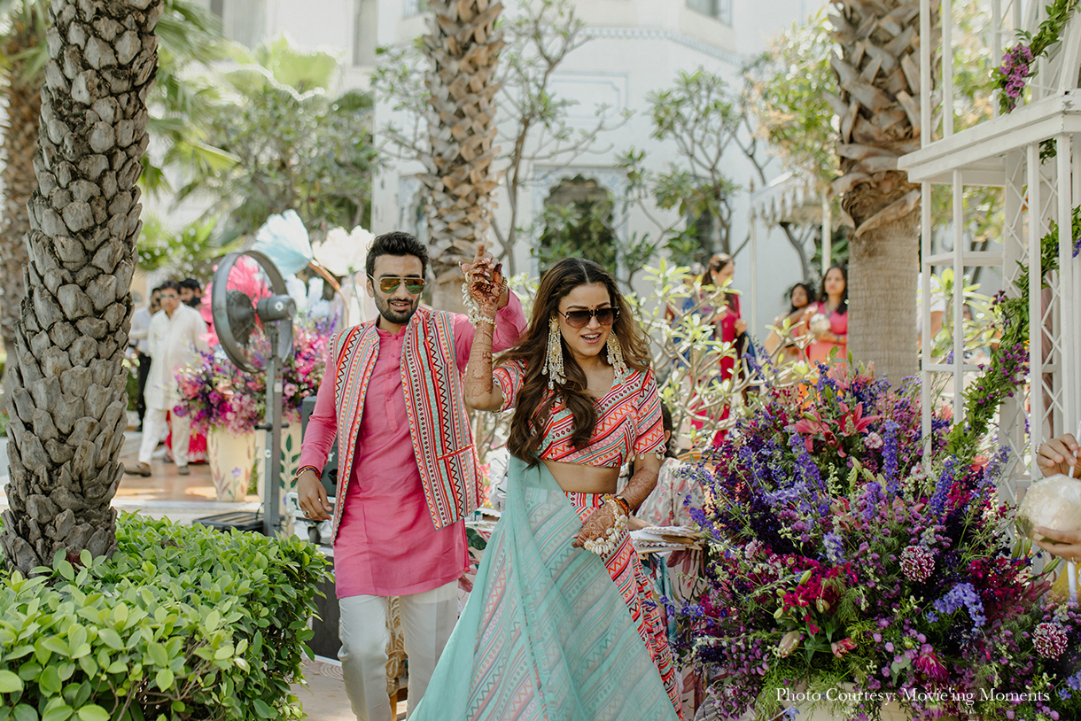 Kirtika Mishra and Ayush Shah, Jaipur