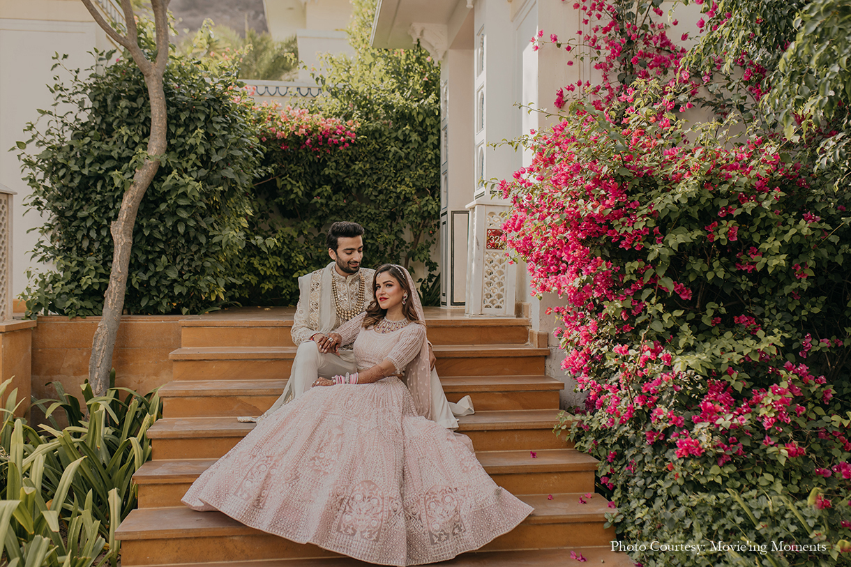 Kirtika Mishra and Ayush Shah, Jaipur