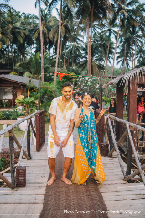 Robin and Lianne, Riva Beach Resort, Goa