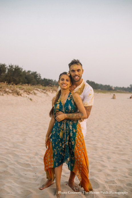 Robin and Lianne, Riva Beach Resort, Goa