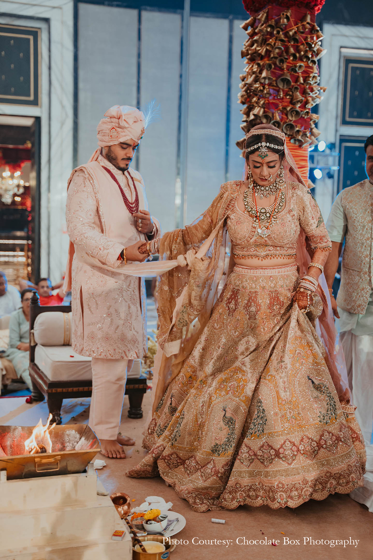 Shivika and Ashish, Radisson Blu Palace Resort & Spa, Udaipur