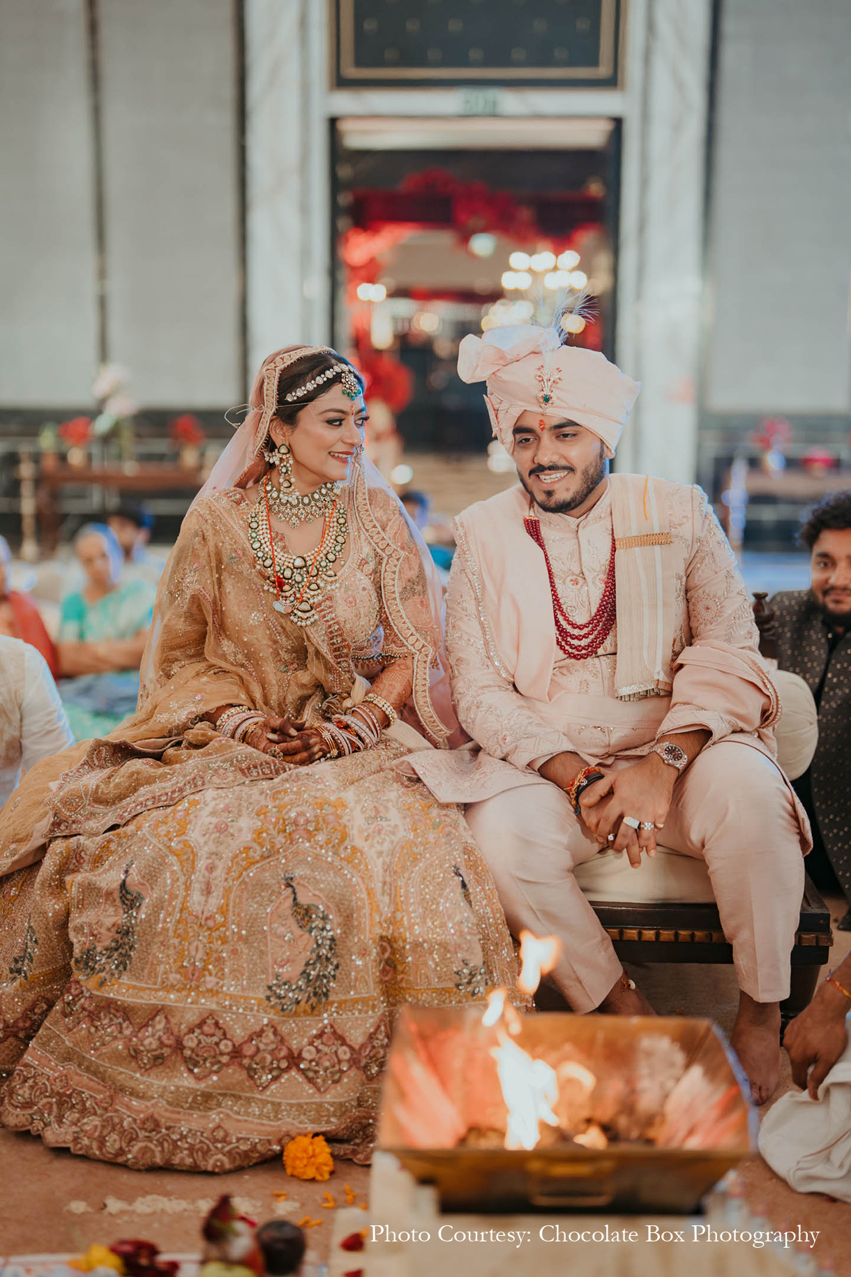 Shivika and Ashish, Radisson Blu Palace Resort & Spa, Udaipur