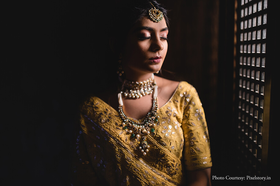 Bride Haldi makeup