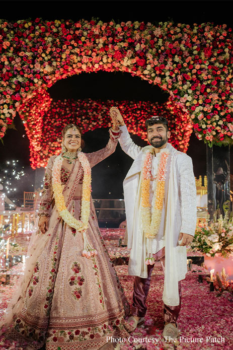 Prerna Dhankani and Punit Chawla, Taj Cidade de Goa Horizon, Goa