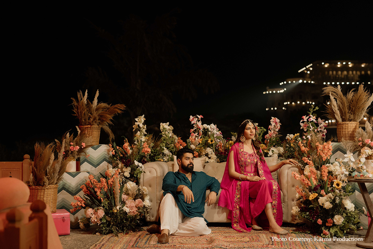 Rijul and Sonia, Tijara Fort-Palace, Rajasthan