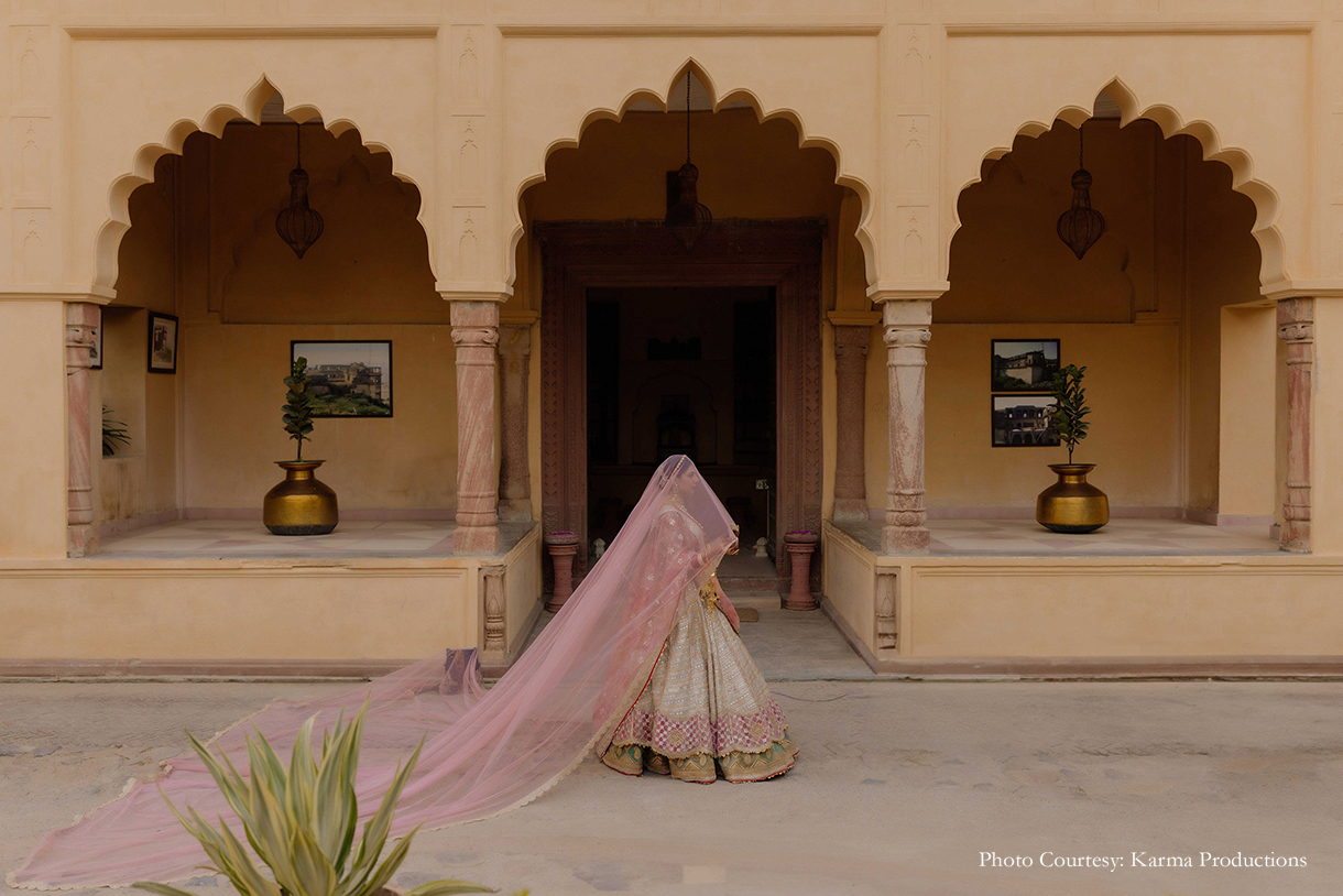 Rijul and Sonia, Tijara Fort-Palace, Rajasthan