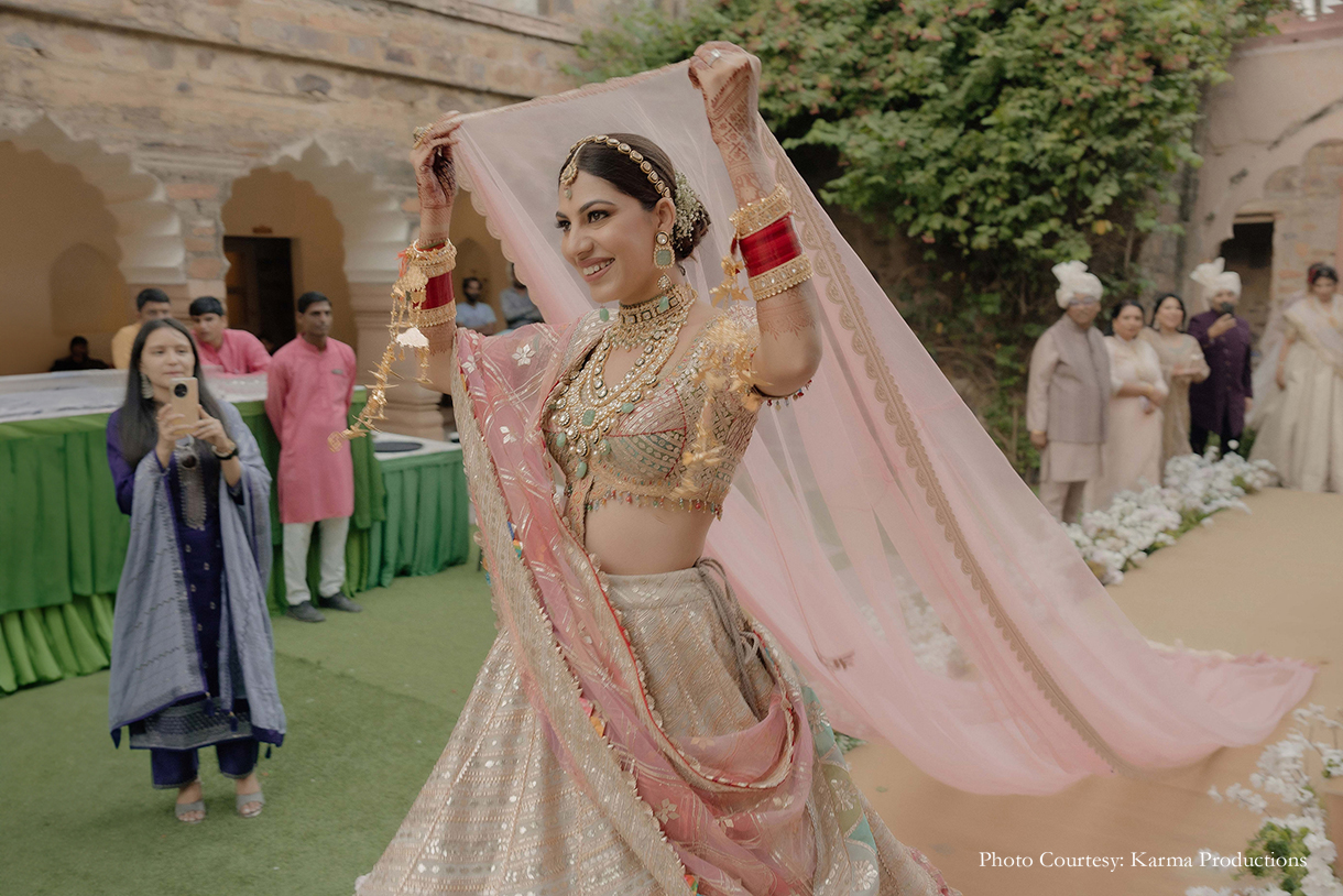 Rijul and Sonia, Tijara Fort-Palace, Rajasthan