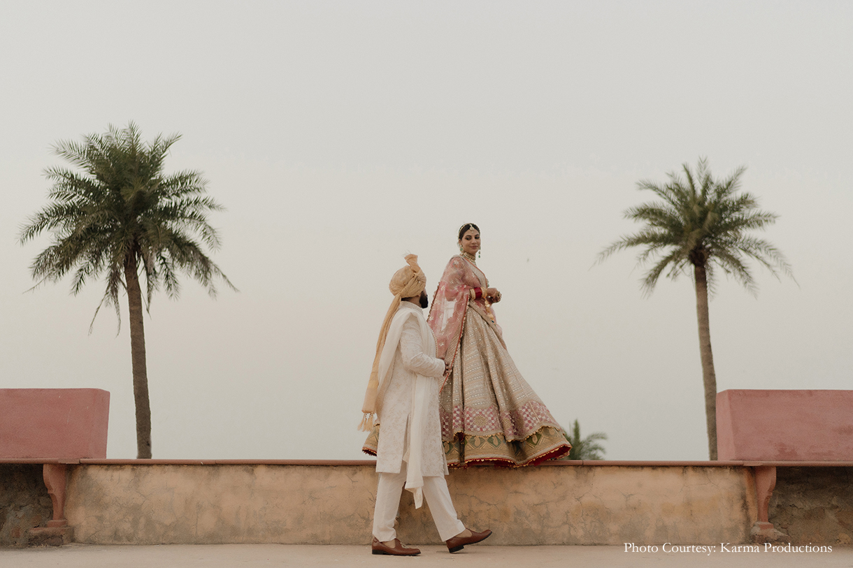 Rijul and Sonia, Tijara Fort-Palace, Rajasthan