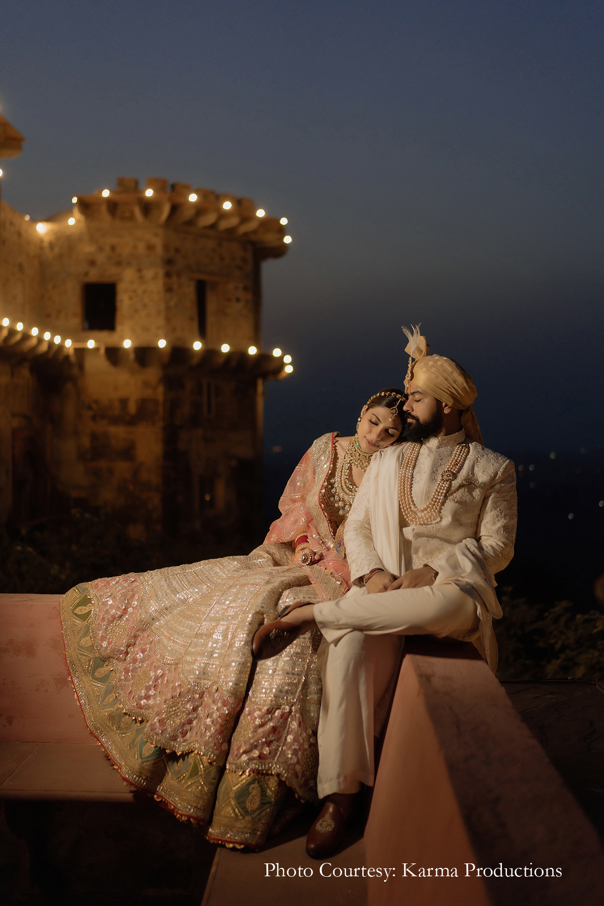 Rijul and Sonia, Tijara Fort-Palace, Rajasthan