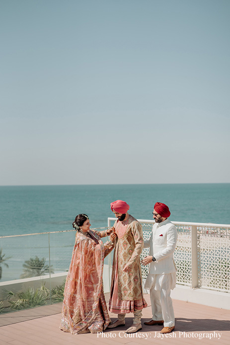 Raika Hoda and Sagar Soni, Sofitel Bahrain Zallaq Thalassa Sea & Spa