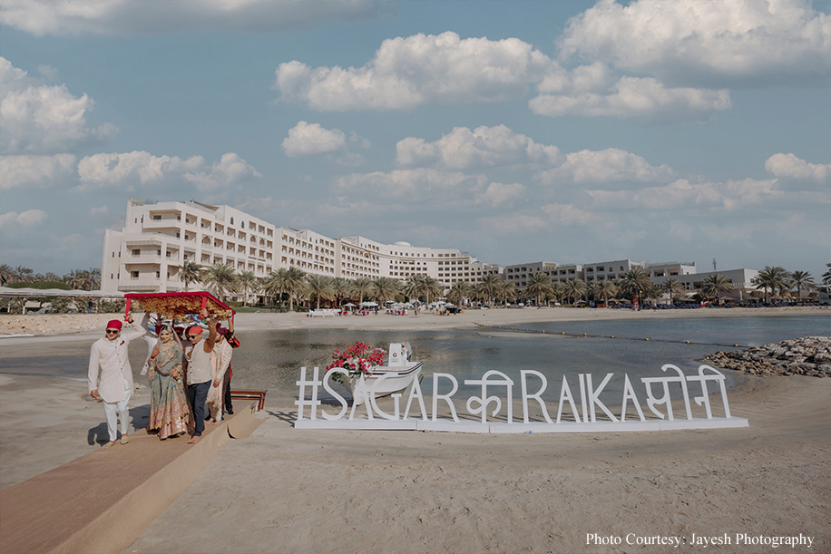 Raika Hoda and Sagar Soni, Sofitel Bahrain Zallaq Thalassa Sea & Spa