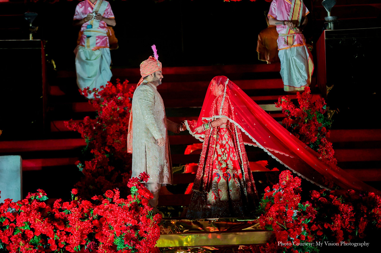 Saloni Gandhi and Karan Thacker, Mumbai
