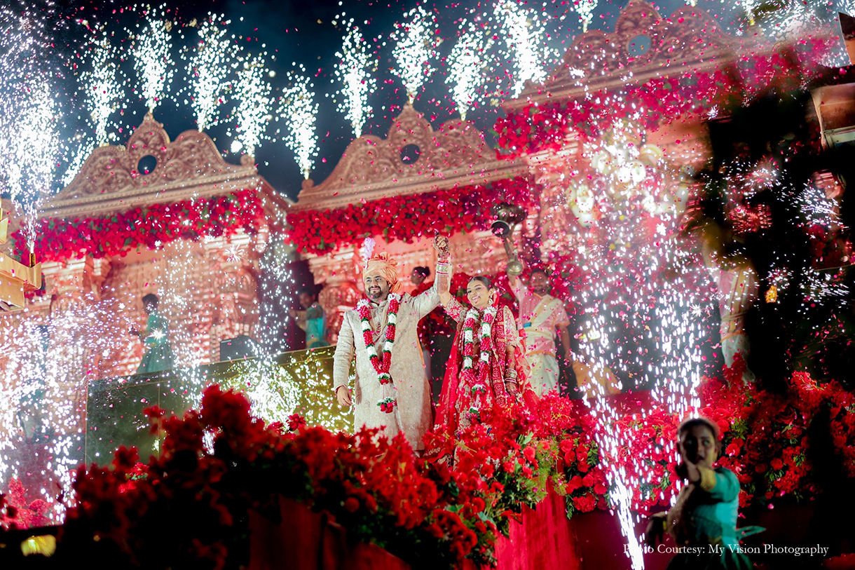 Saloni Gandhi and Karan Thacker, Mumbai