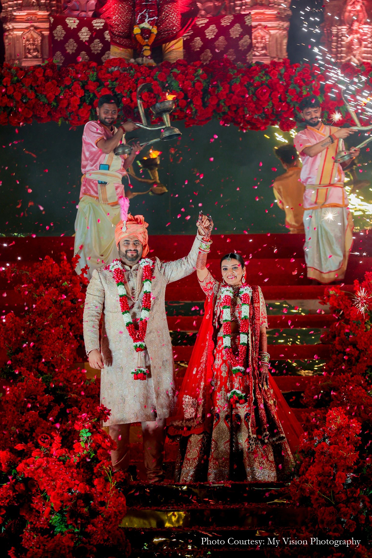 Saloni Gandhi and Karan Thacker, Mumbai