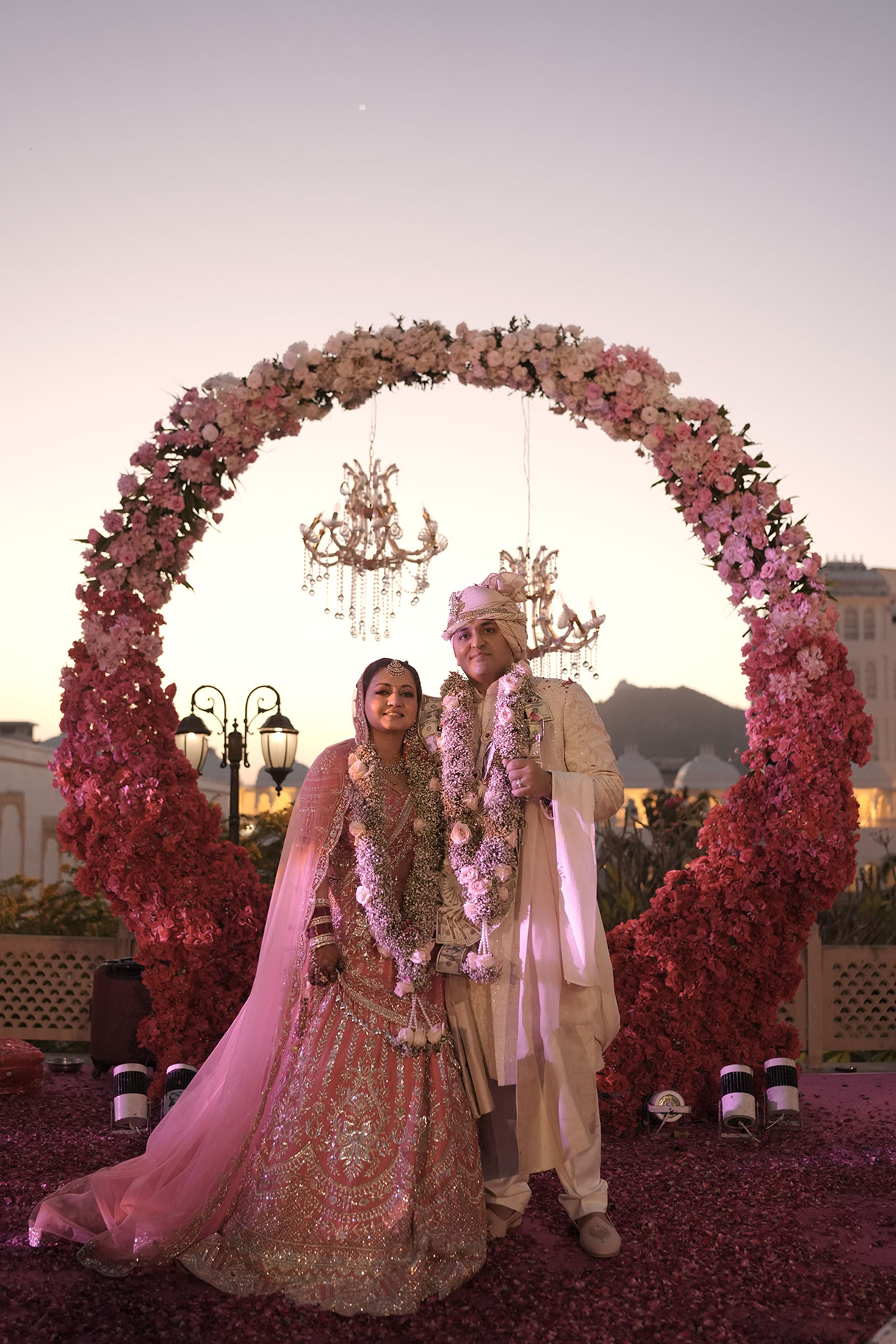 Shivika and Ashish, Radisson Blu Palace Resort & Spa, Udaipur