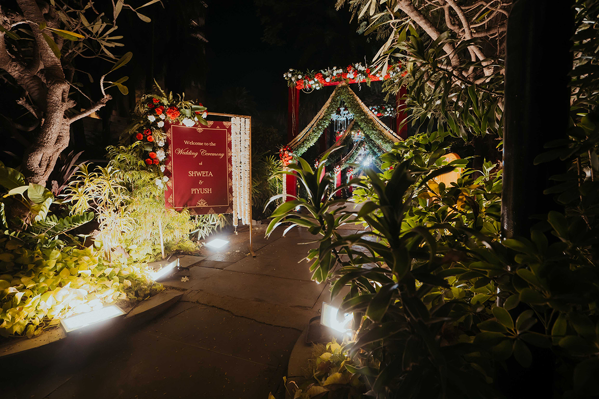 Shweta and Piyush, ITC Maratha