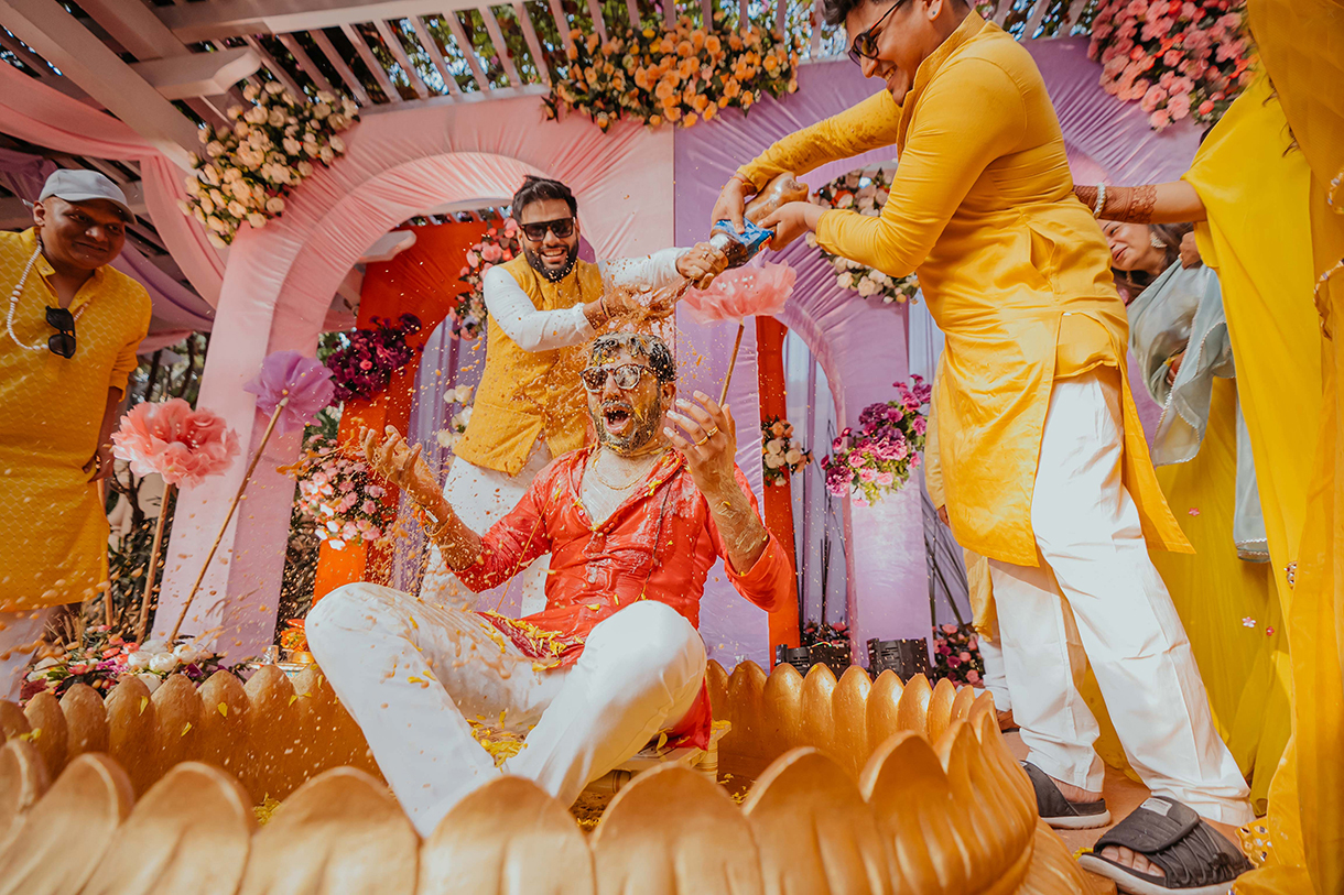 Shweta and Piyush, ITC Maratha