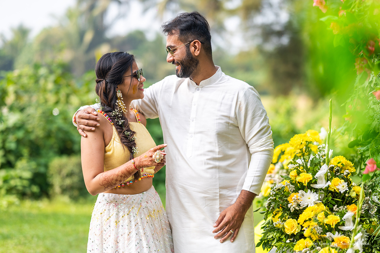 Srishti Desai and Jaimin Patel, Goa